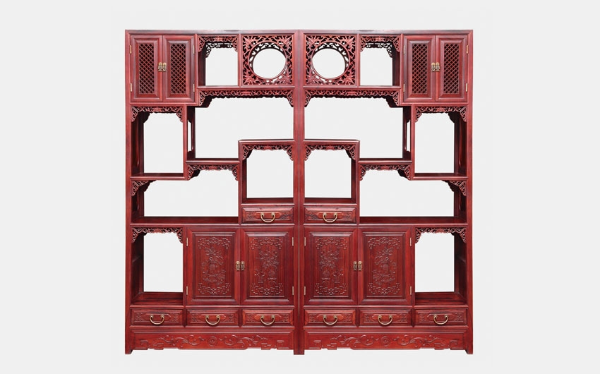 双面仿古博古架