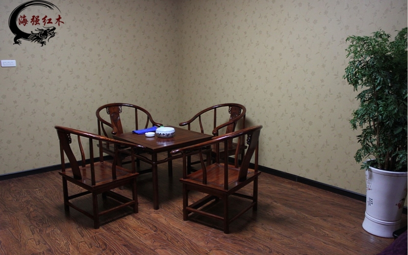 高档茶馆与J9集团红木